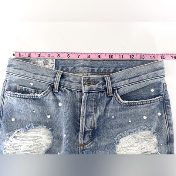 Siwy Jenna Louise twisted seam crop flare jean Sz 24 in perfect condition - Picture 9 of 14